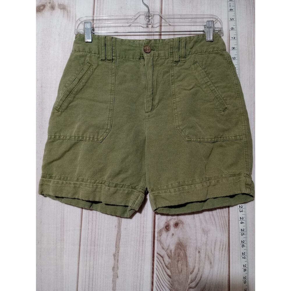 Sundance Shorts Womens 2 Linen Cotton Blend Casual Utility Pocket Lightweight‎